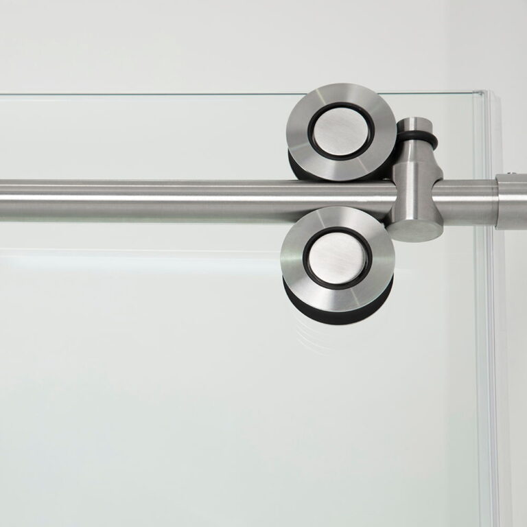 6 Luxury frameless sliding shower door Brushed Nickle2_看图王