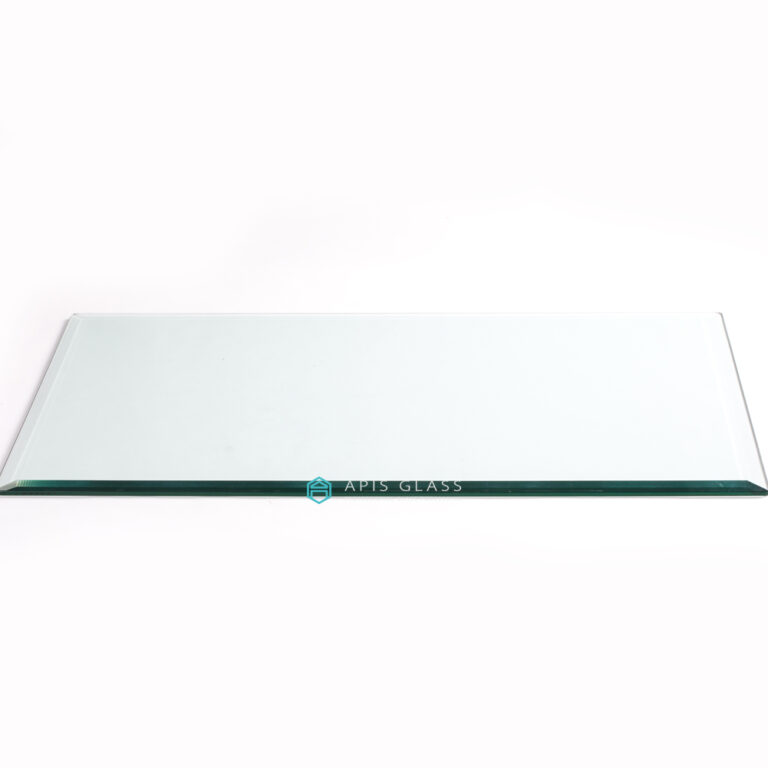 Rectangle tabletop glass beveled edge (1)