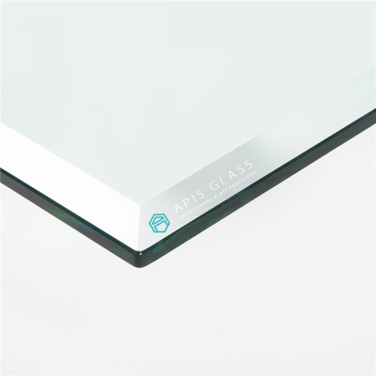 Rectangle tabletop glass beveled edge (4)