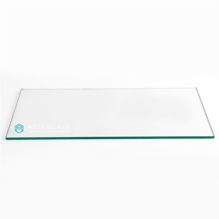 Rectangle tabletop glass flat edge (1)