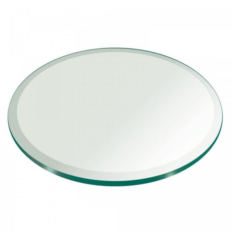 Round tabletop glass 1inch beveled edge (3)