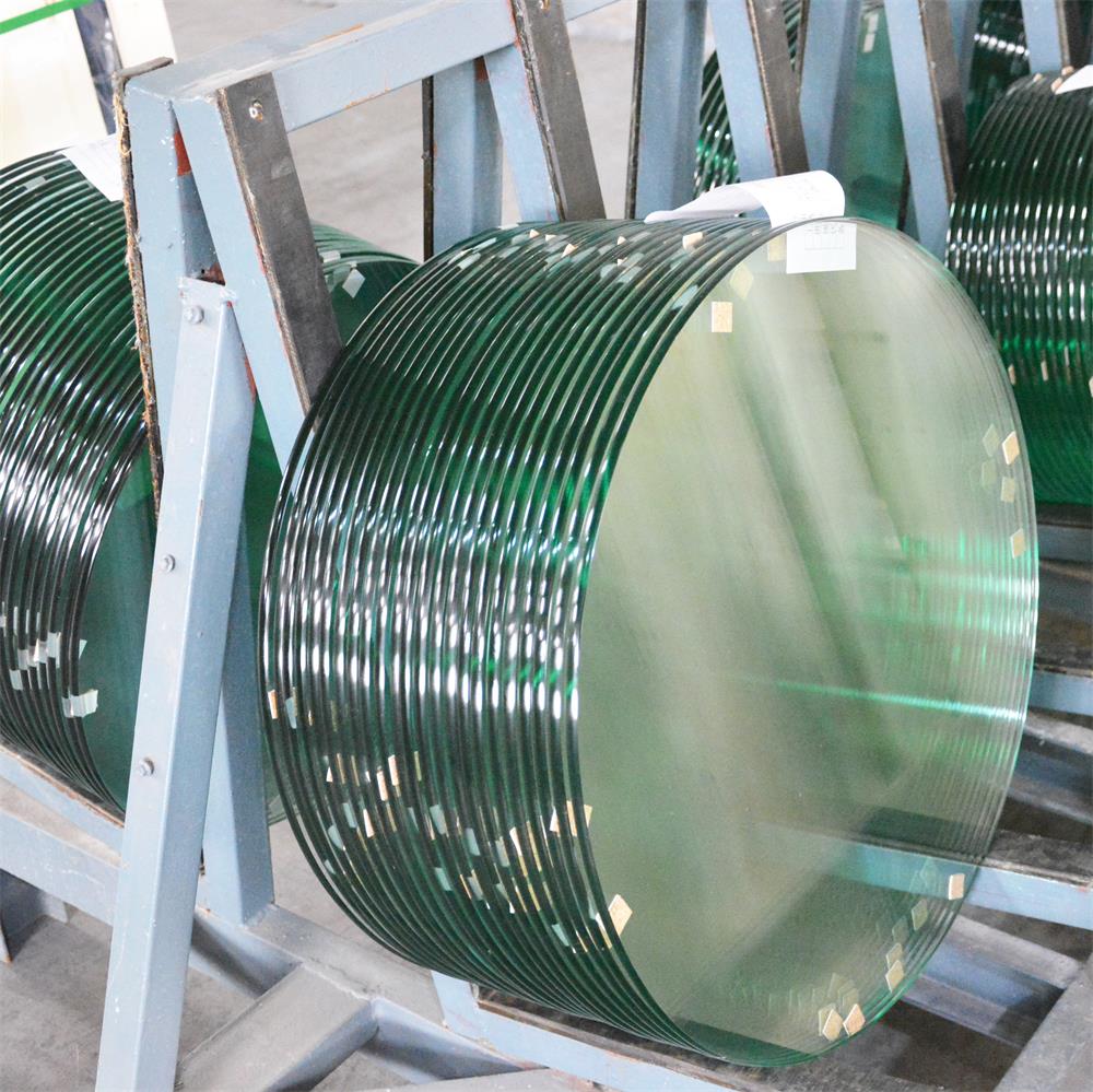 Clear Tempered Glass Tabletop, Polished pencil edge Apis Glass