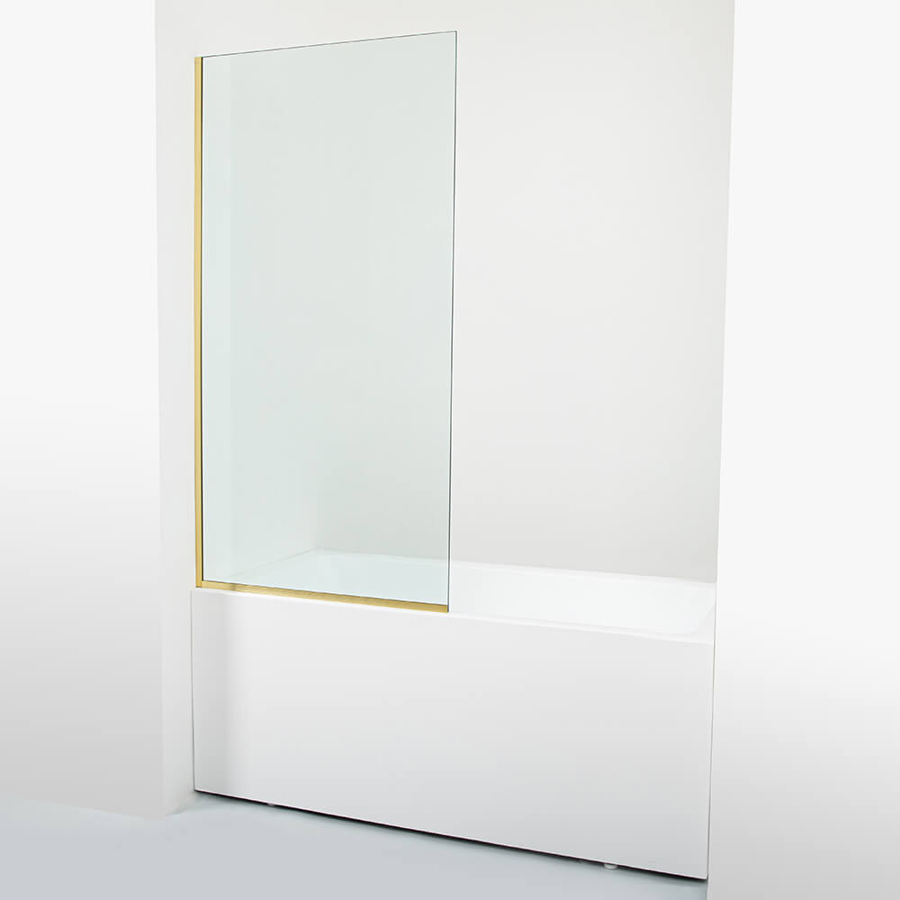 U Channel Shower Doors for Tub Apis Glass