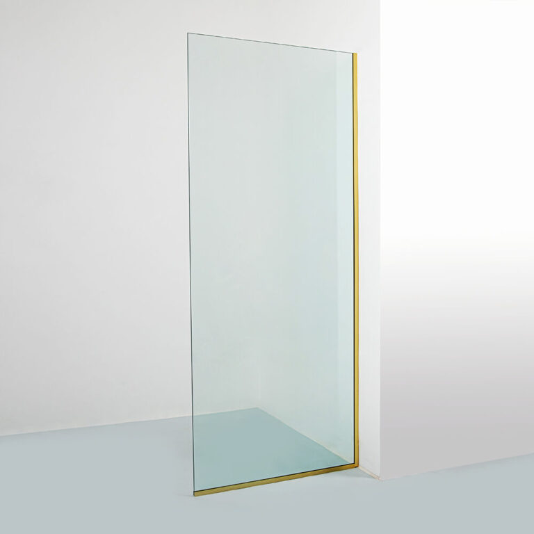 2 Brushed Gold shower door Apisglass (1)