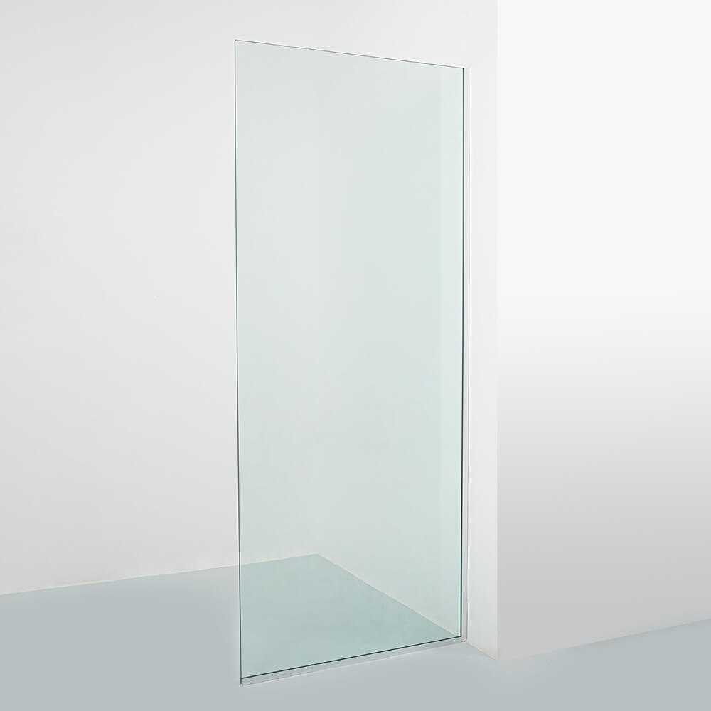 Fixed Shower Glass Door with UChannels Apis Glass