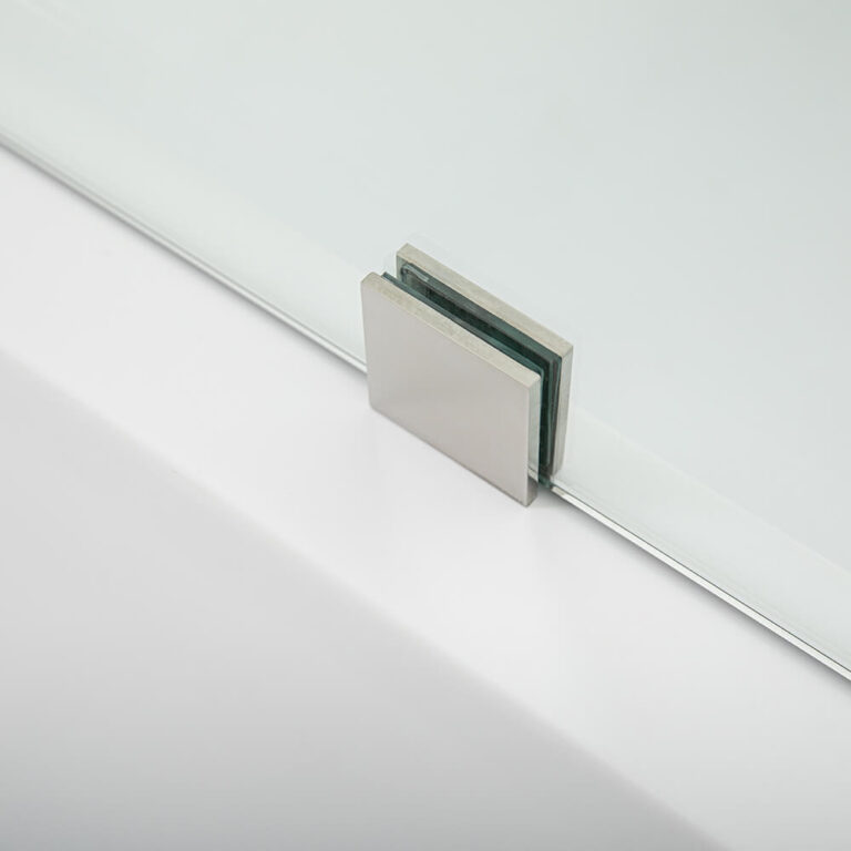 Bathtub Fixed shower door Chrome Apisglass (2)