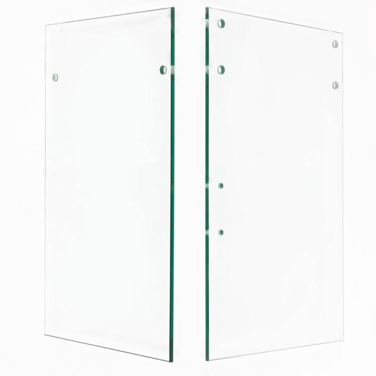 Clear tempered glass for sliding shower doors (1)