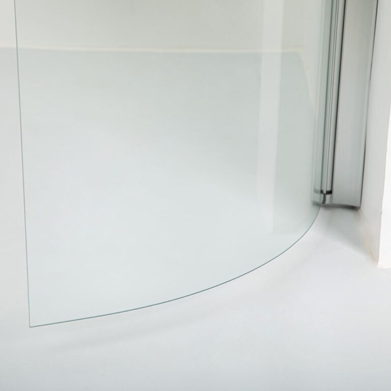 Tempered curved shower glass C shape Apisglass (2)