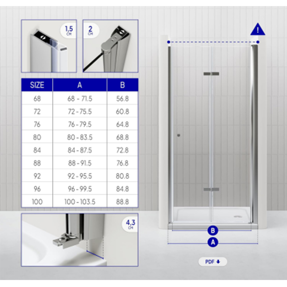 Bifold Shower Enclosure