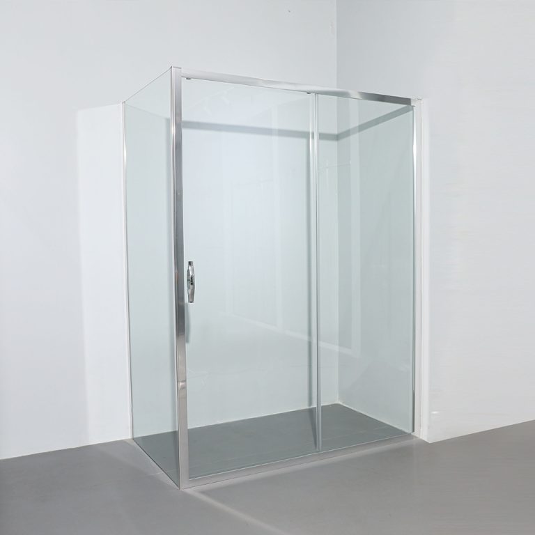 1 Sliding door with side panel